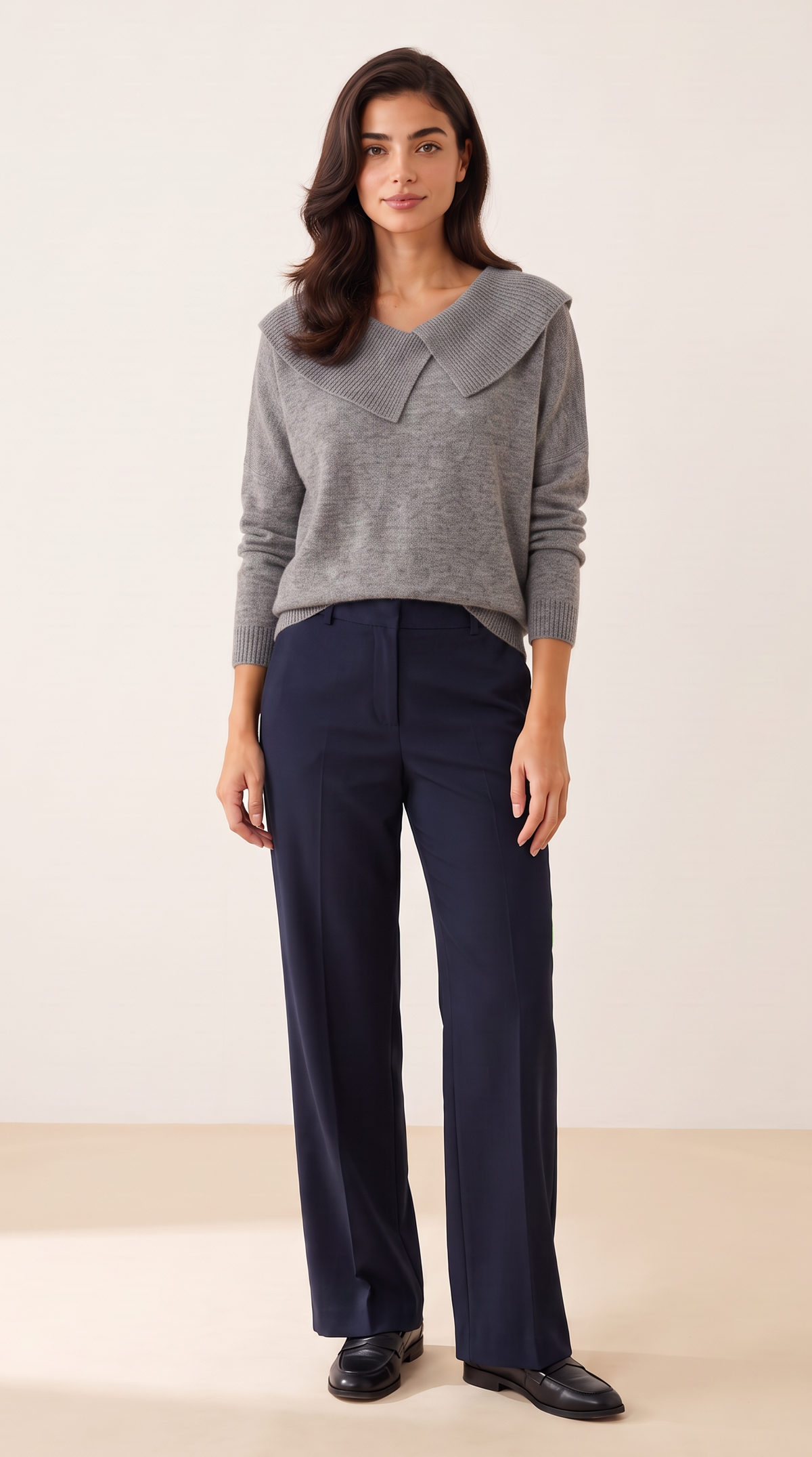 The Wide Collar Sweater