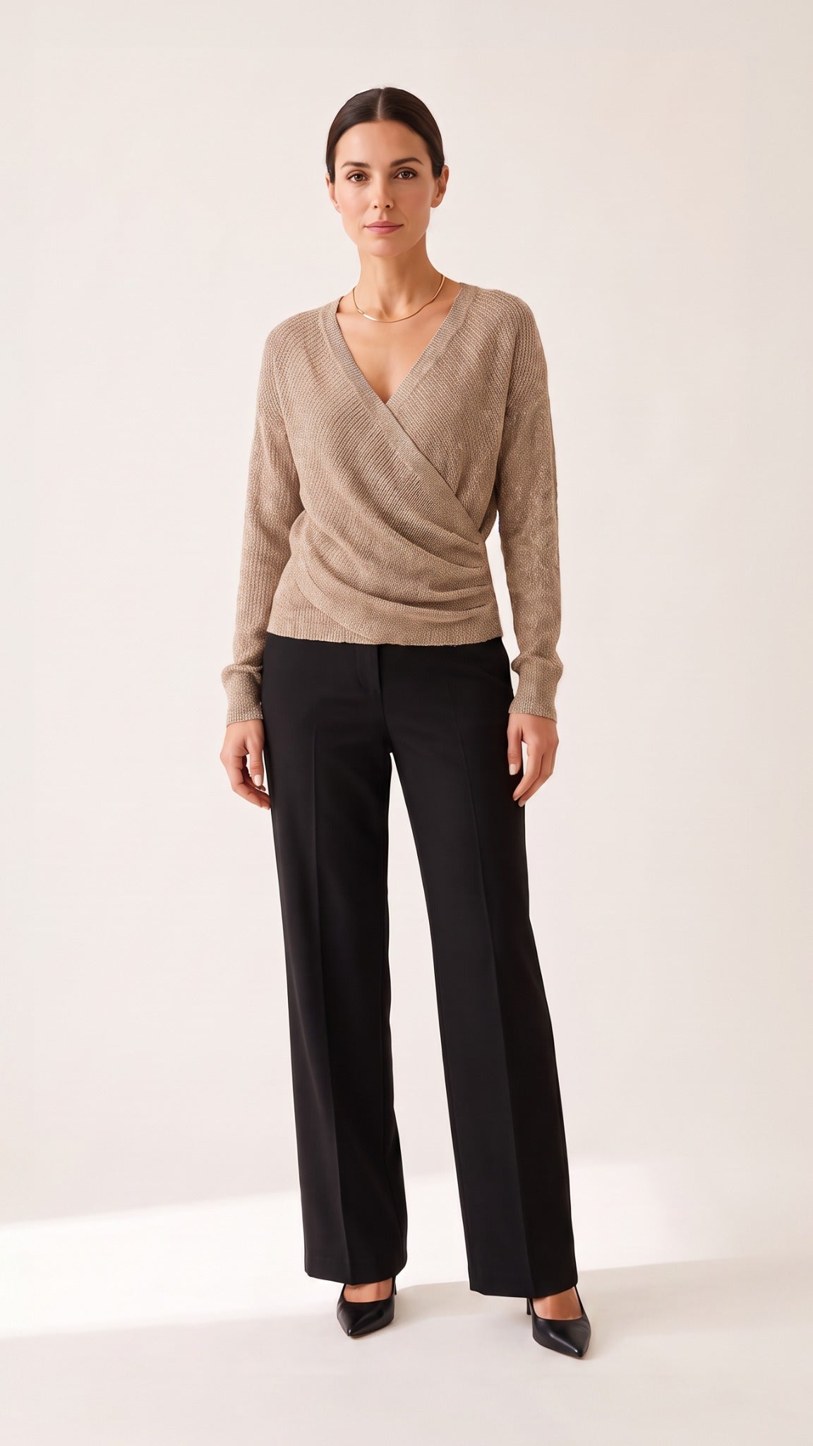 The Crossover V-Neck Sweater