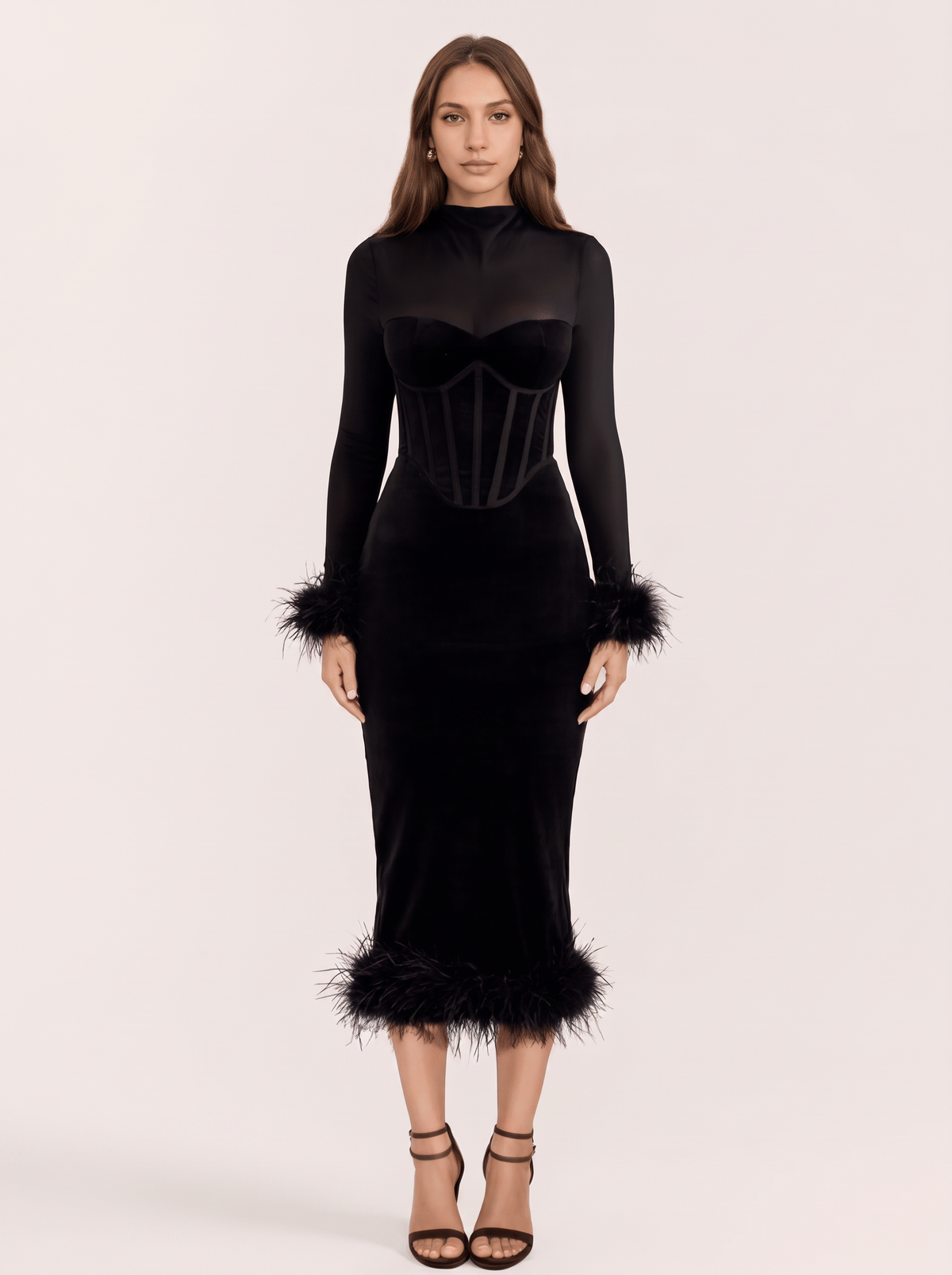The Plume Midi Dress