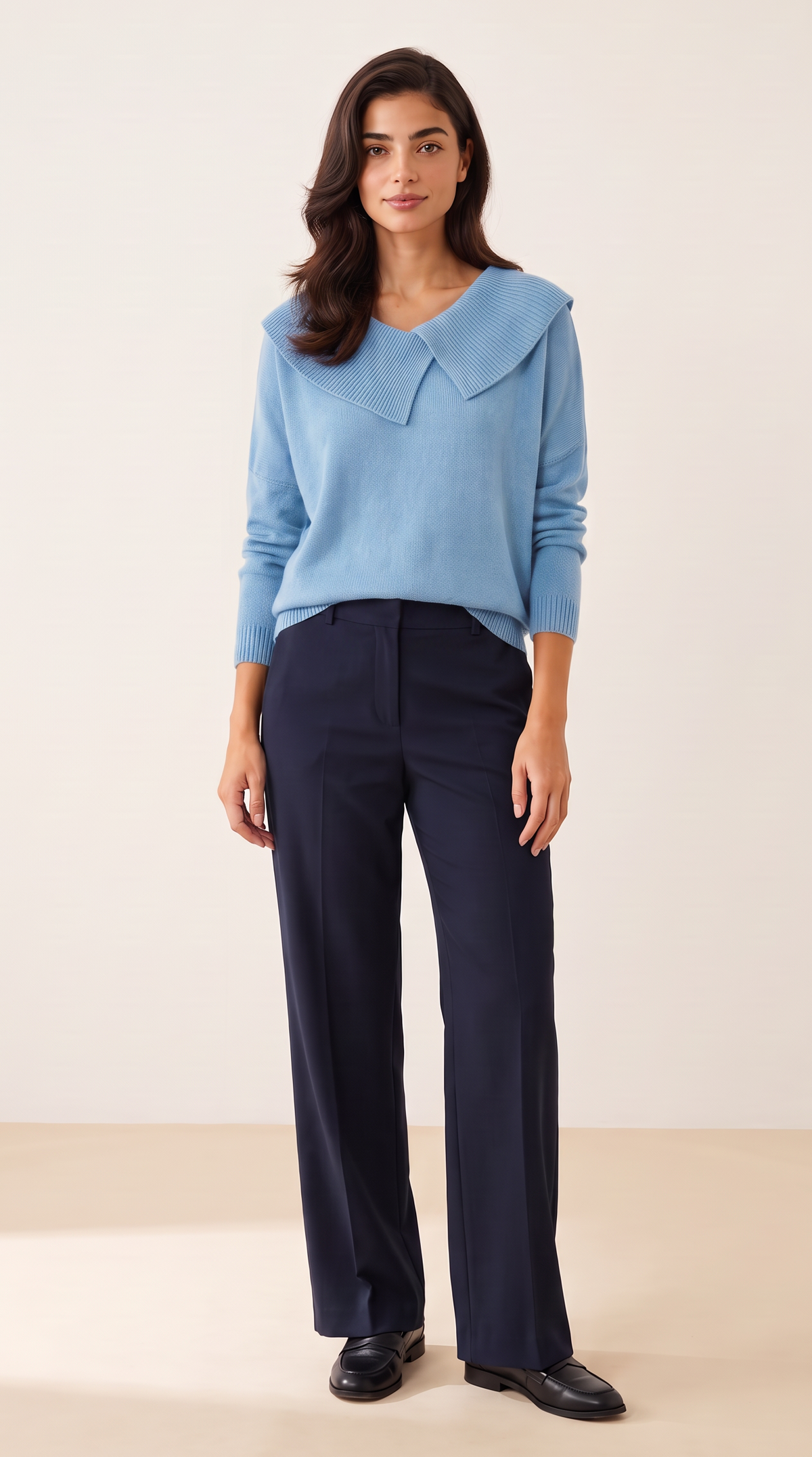 The Wide Collar Sweater