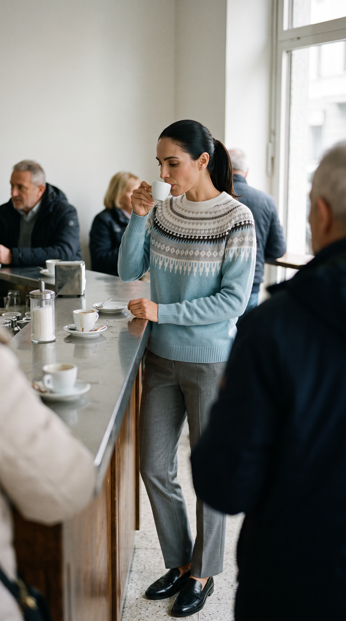 The Textured Crew Sweater