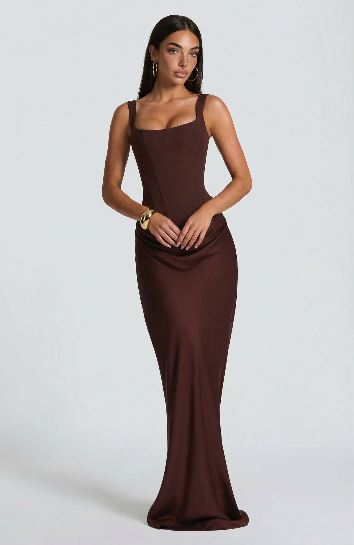 The Marquise Corset Maxi Dress