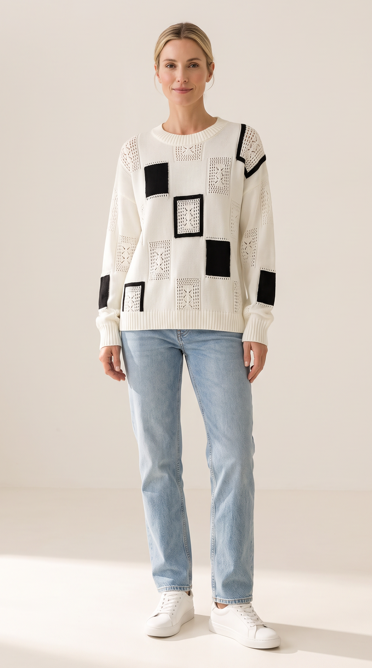 The Pointelle Pattern Sweater