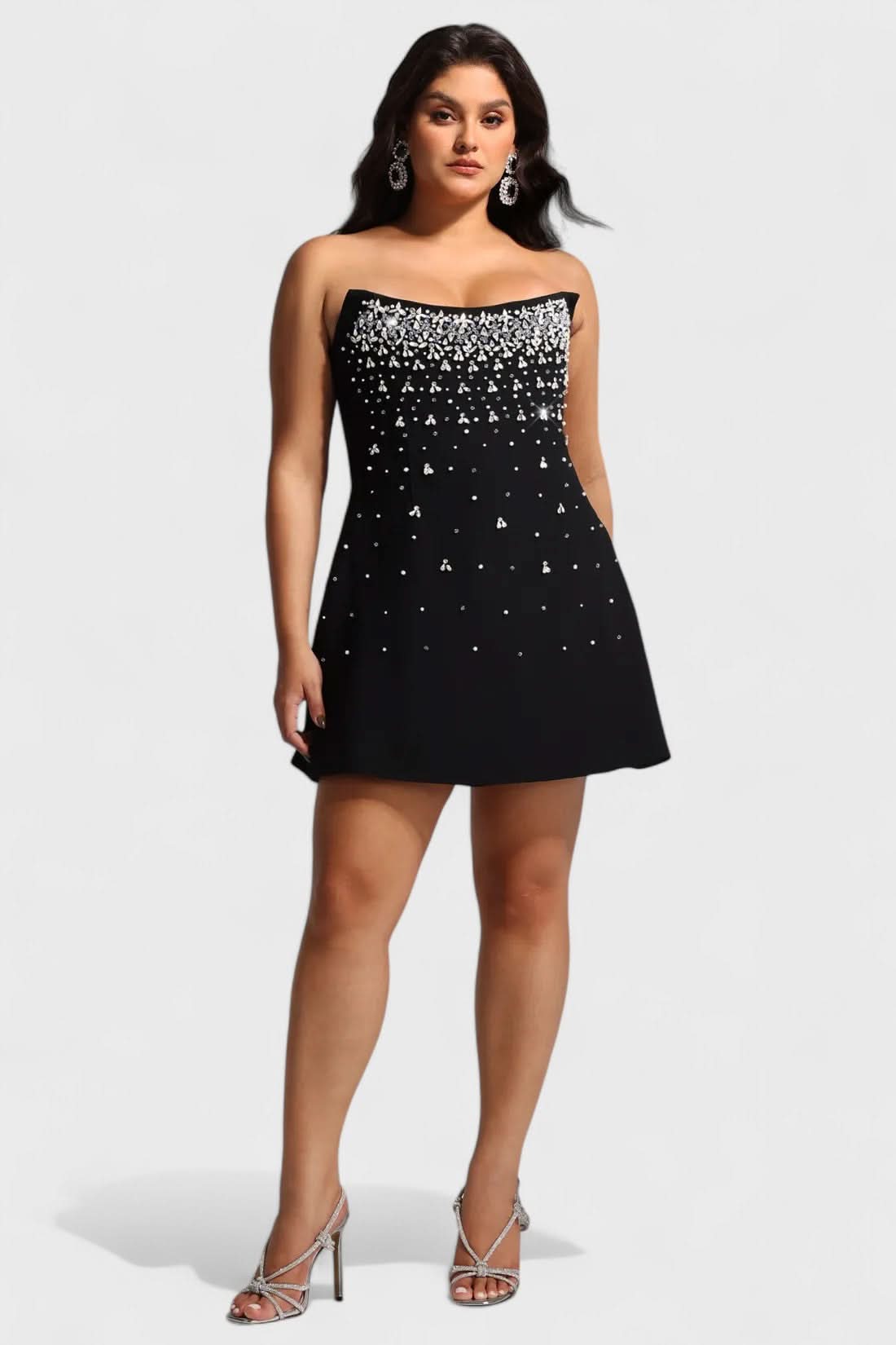 The Gemma Strapless Mini Dress