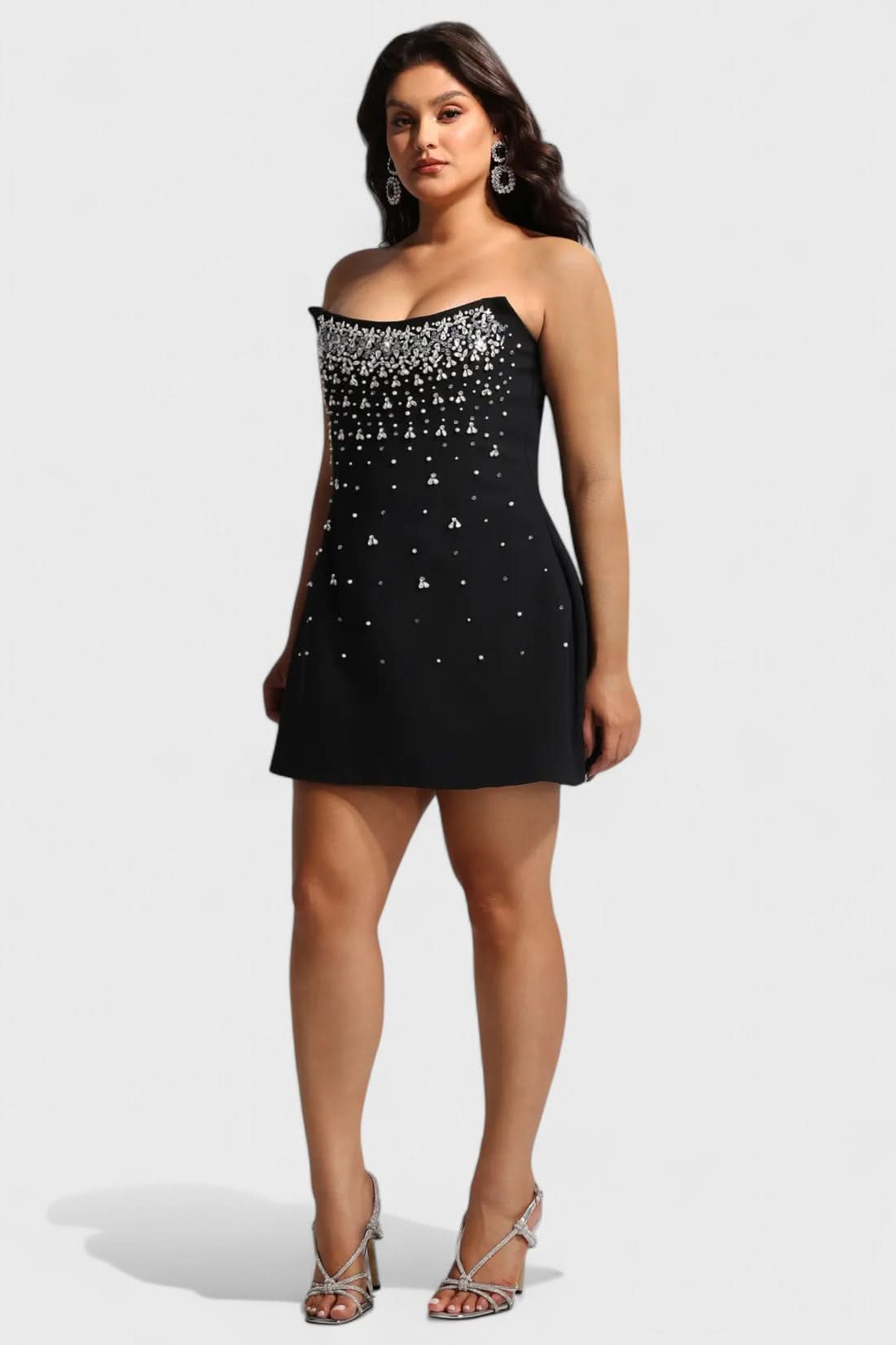 The Gemma Strapless Mini Dress