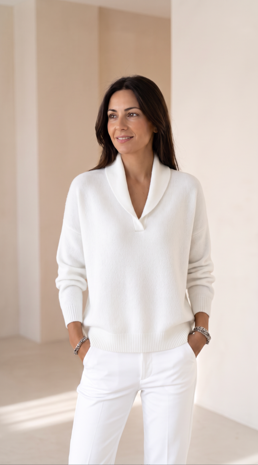 The Shawl Collar Sweater