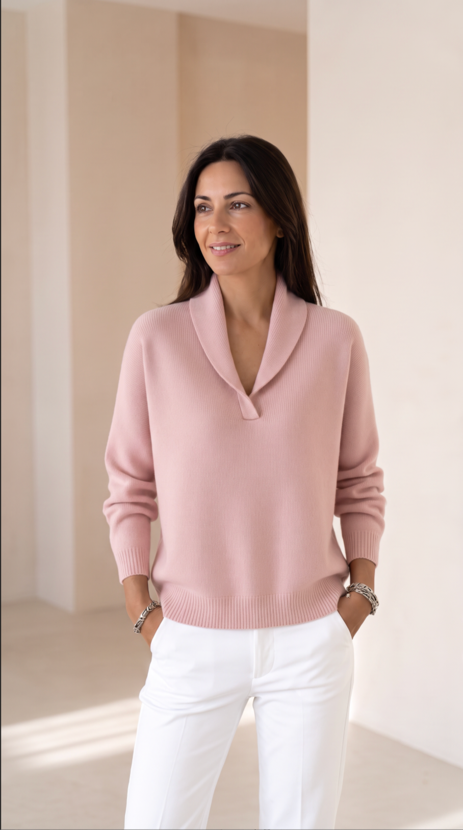 The Shawl Collar Sweater