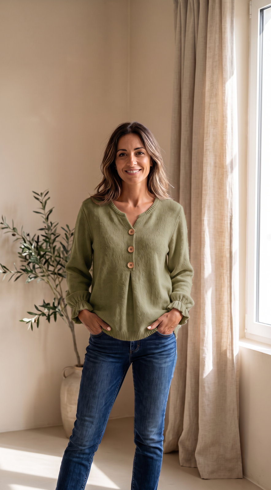The Soft V-Neck Sweater