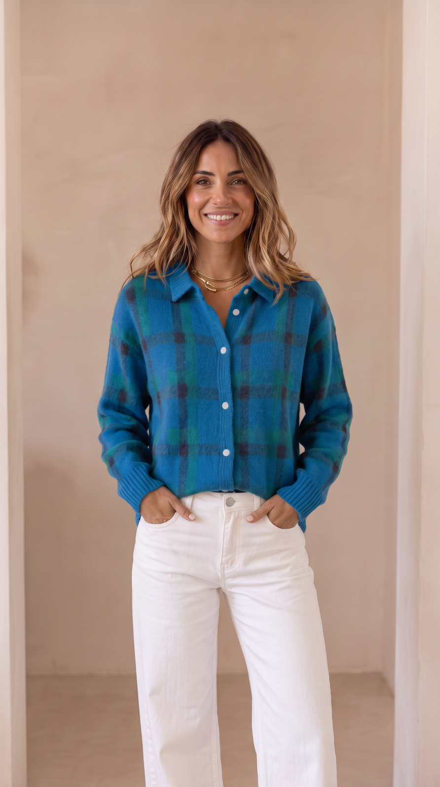 The Plaid Cardigan