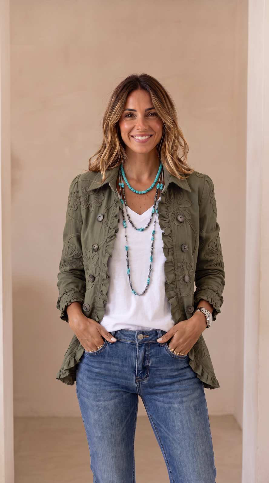 The Jardin Embroidered Jacket