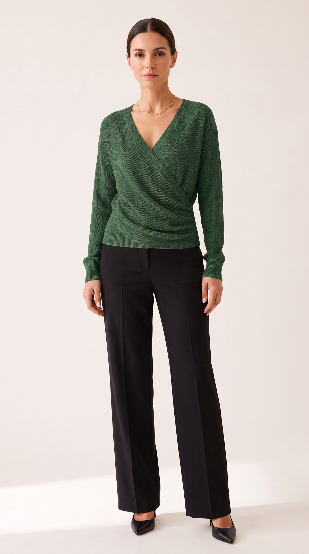 The Crossover V-Neck Sweater