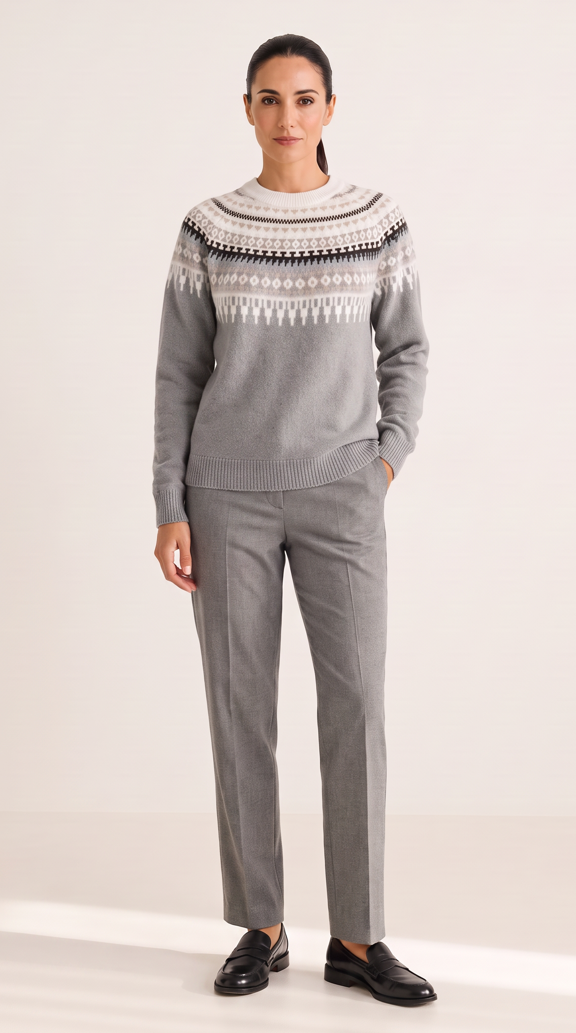 The Textured Crew Sweater