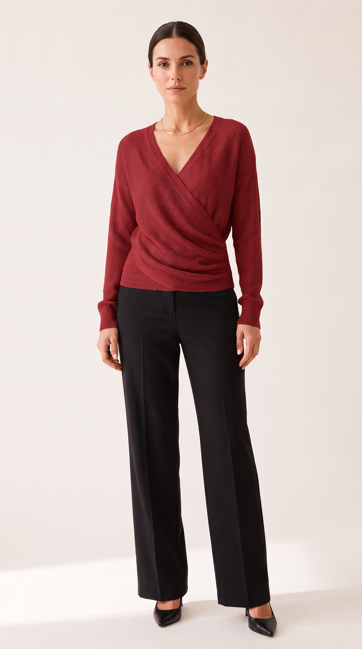 The Crossover V-Neck Sweater