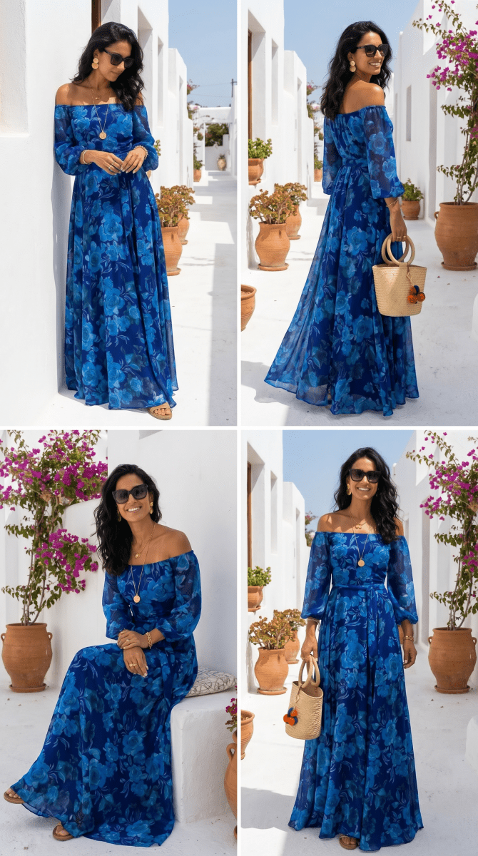 The Santorini Maxi Dress