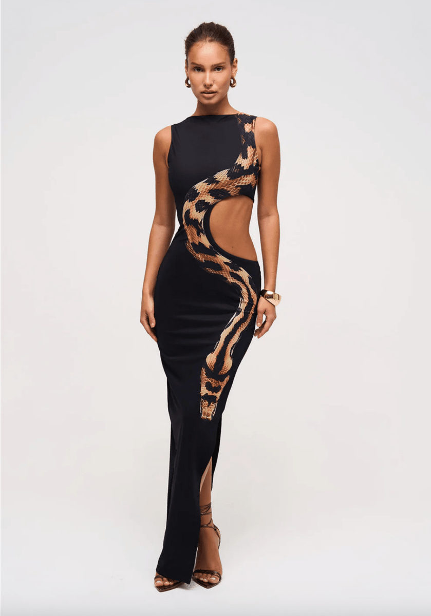 The Serpentine Maxi Dress