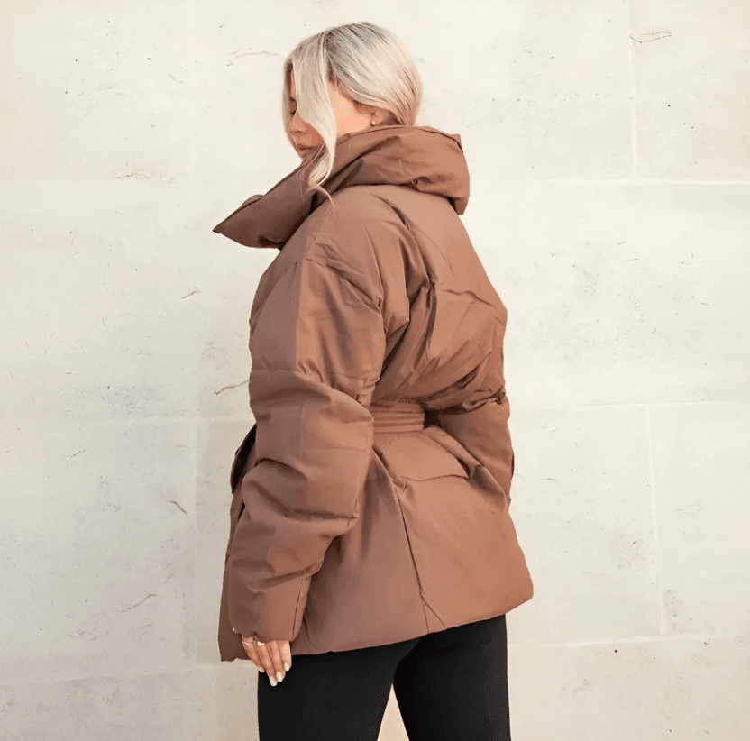 The Aspen Belted Puffer Jacket