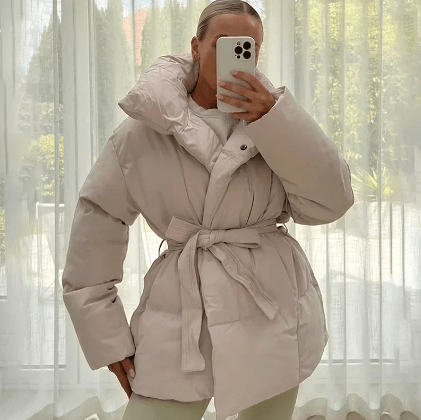 The Aspen Belted Puffer Jacket