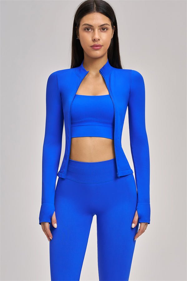 The Soleil Set | Jacket · Sports Bra · Legging