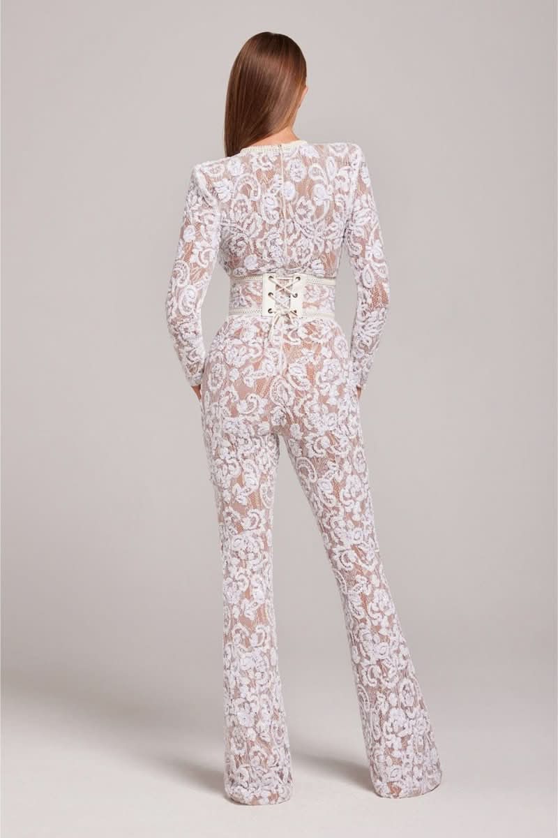The Minuet Sequin Lace Jumpsuit