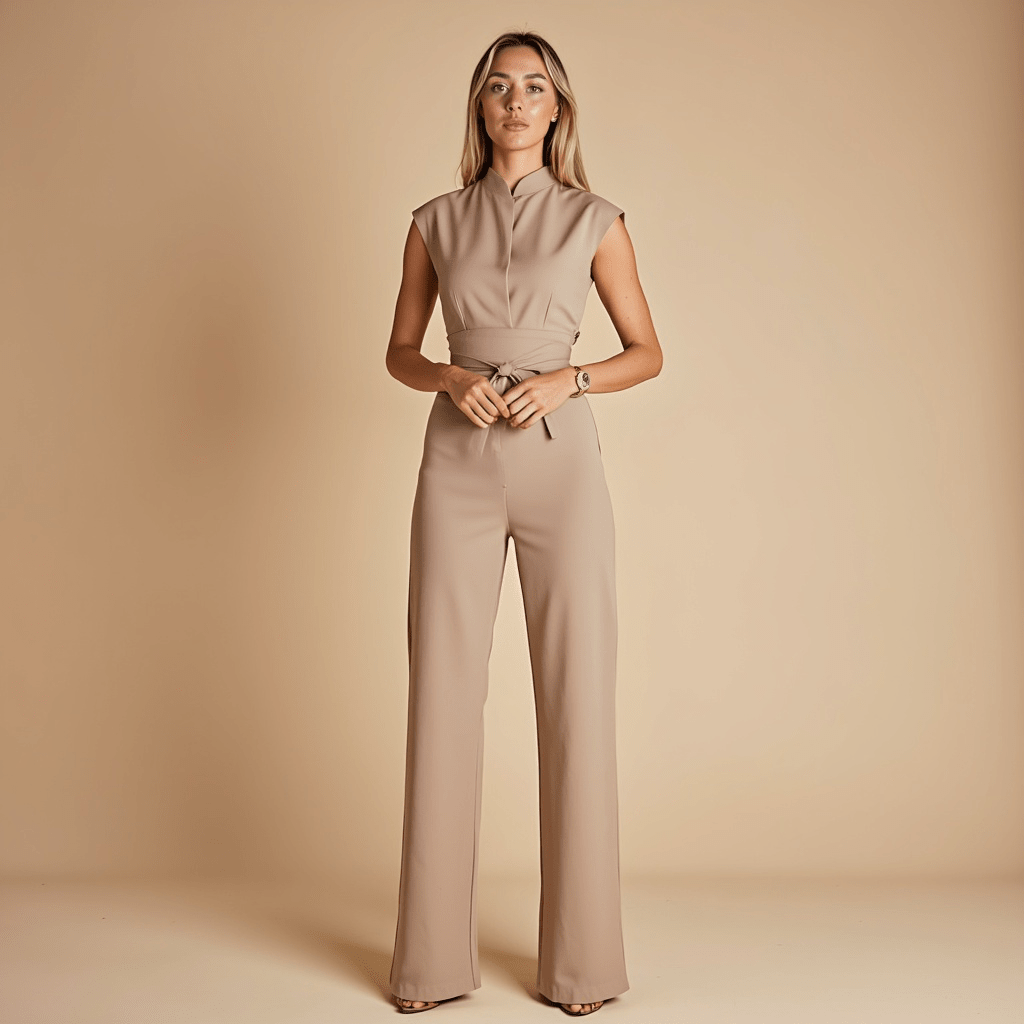 The Sablé Belted Jumpsuit