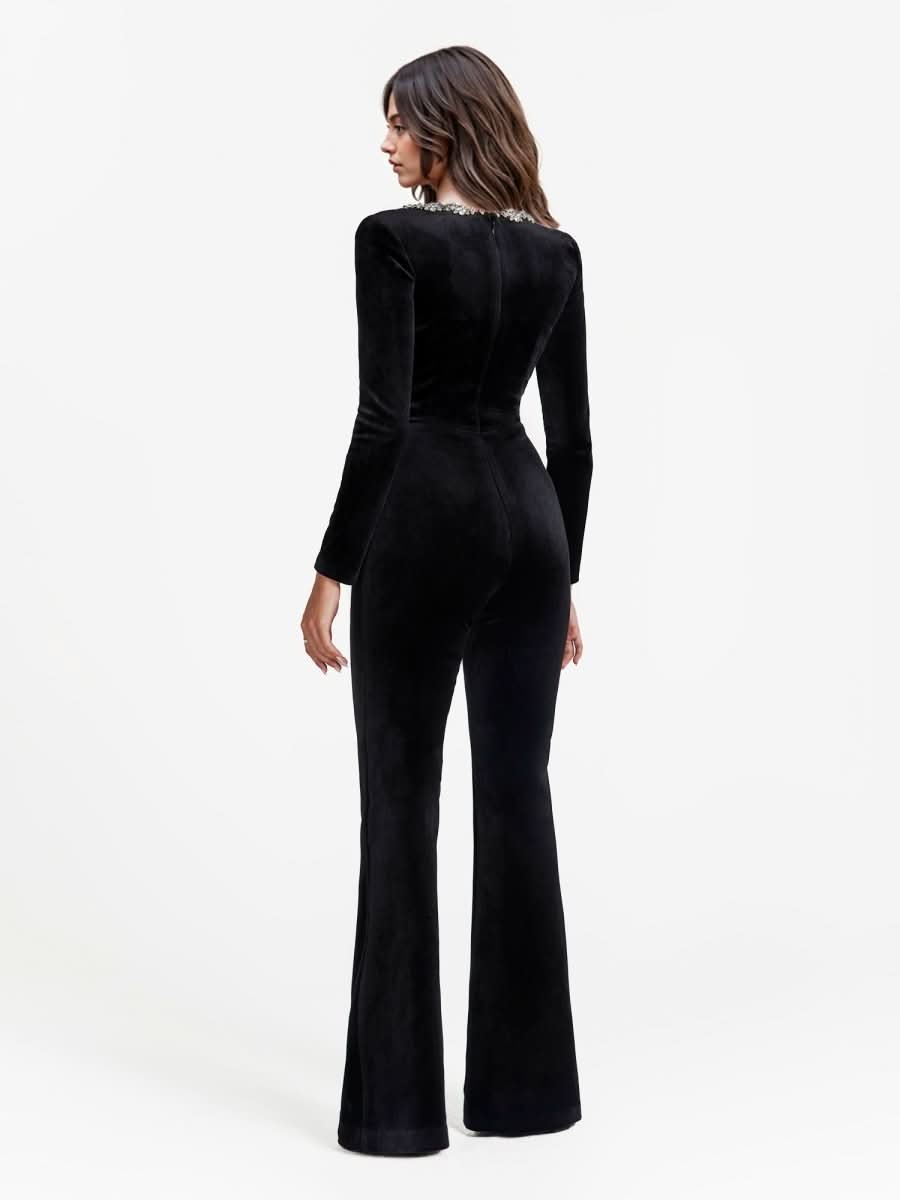 The Noël Velvet Jumpsuit