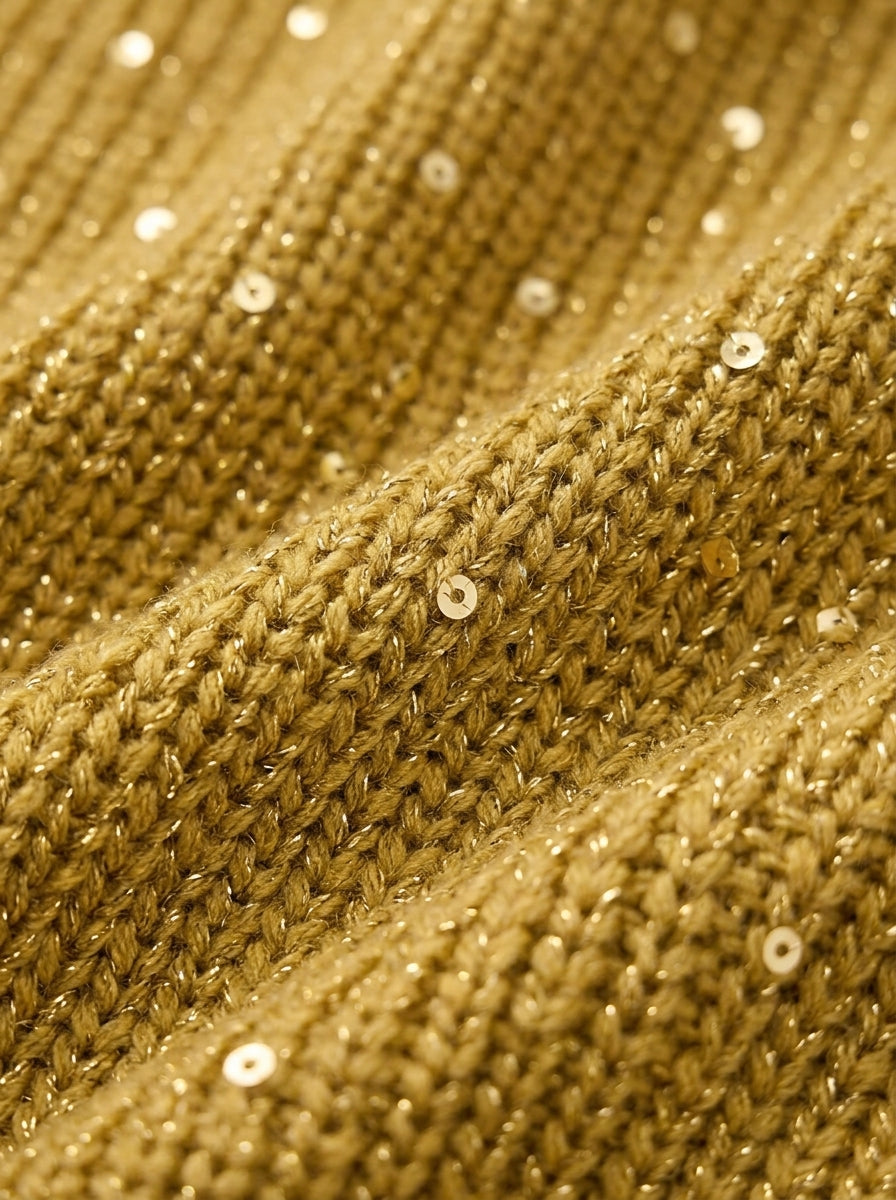 The Golden Button Cardigan