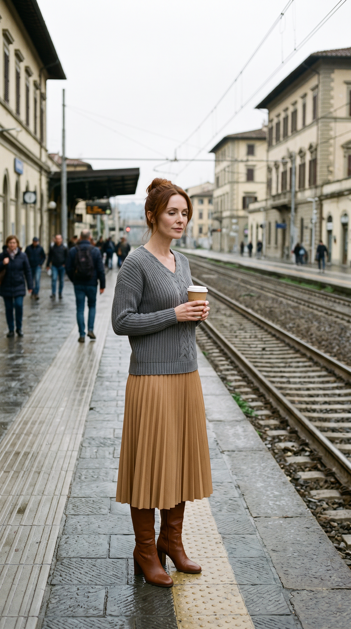 The Textured V-Neck Sweater