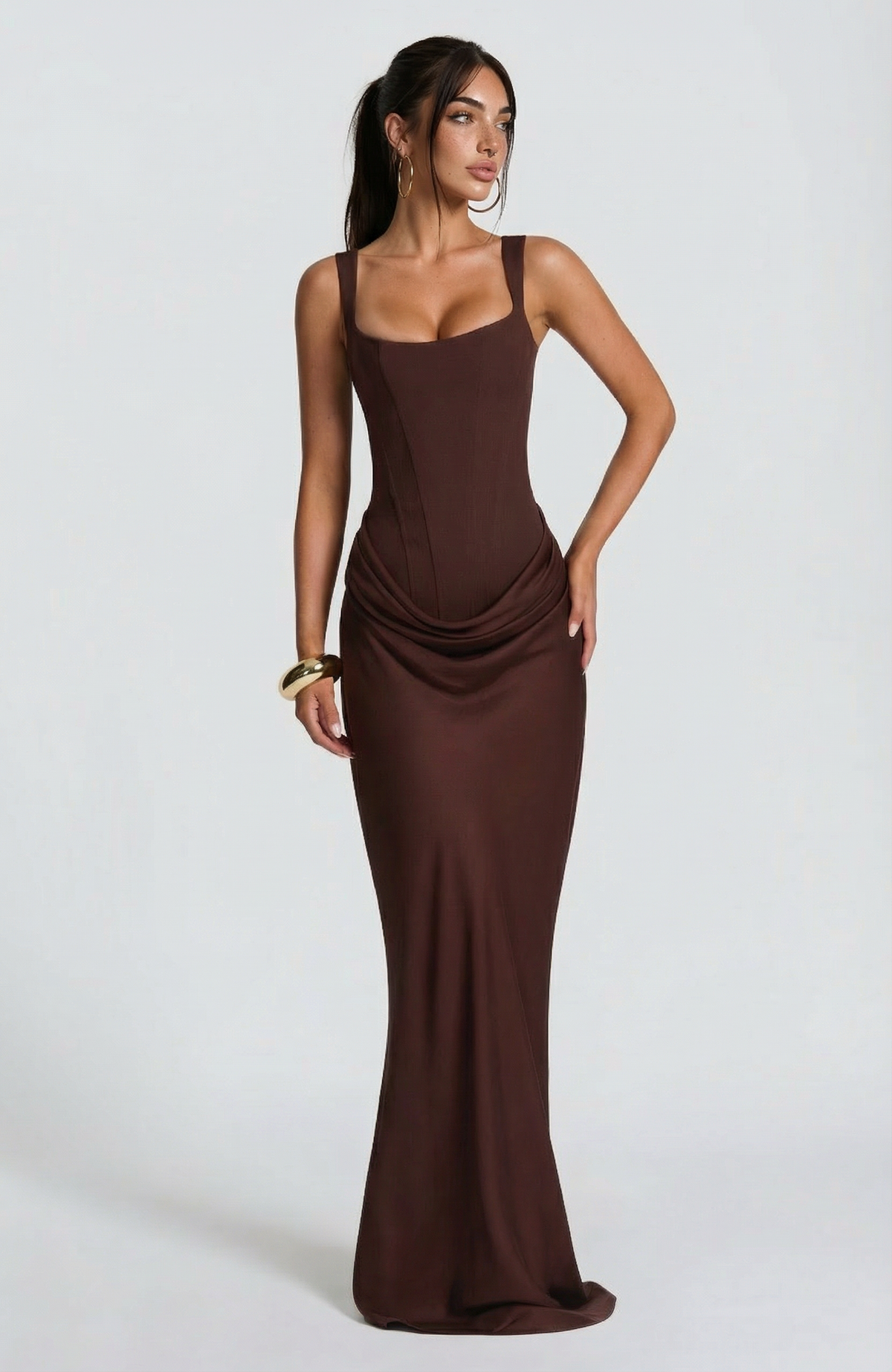 The Marquise Corset Maxi Dress