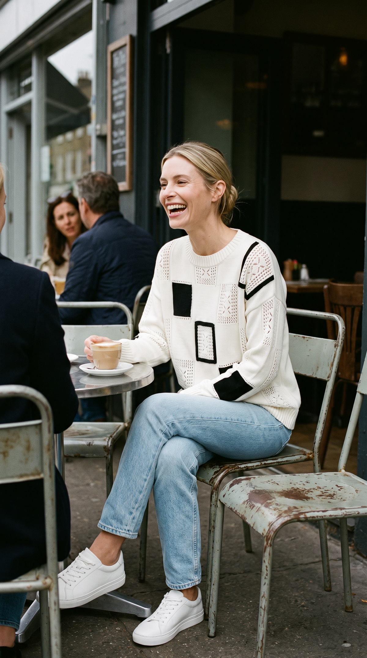 The Pointelle Pattern Sweater