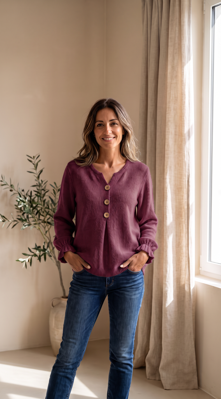 The Soft V-Neck Sweater