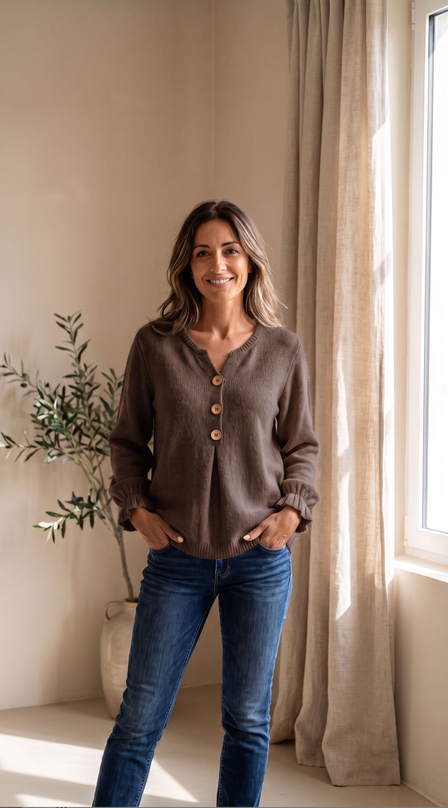 The Soft V-Neck Sweater