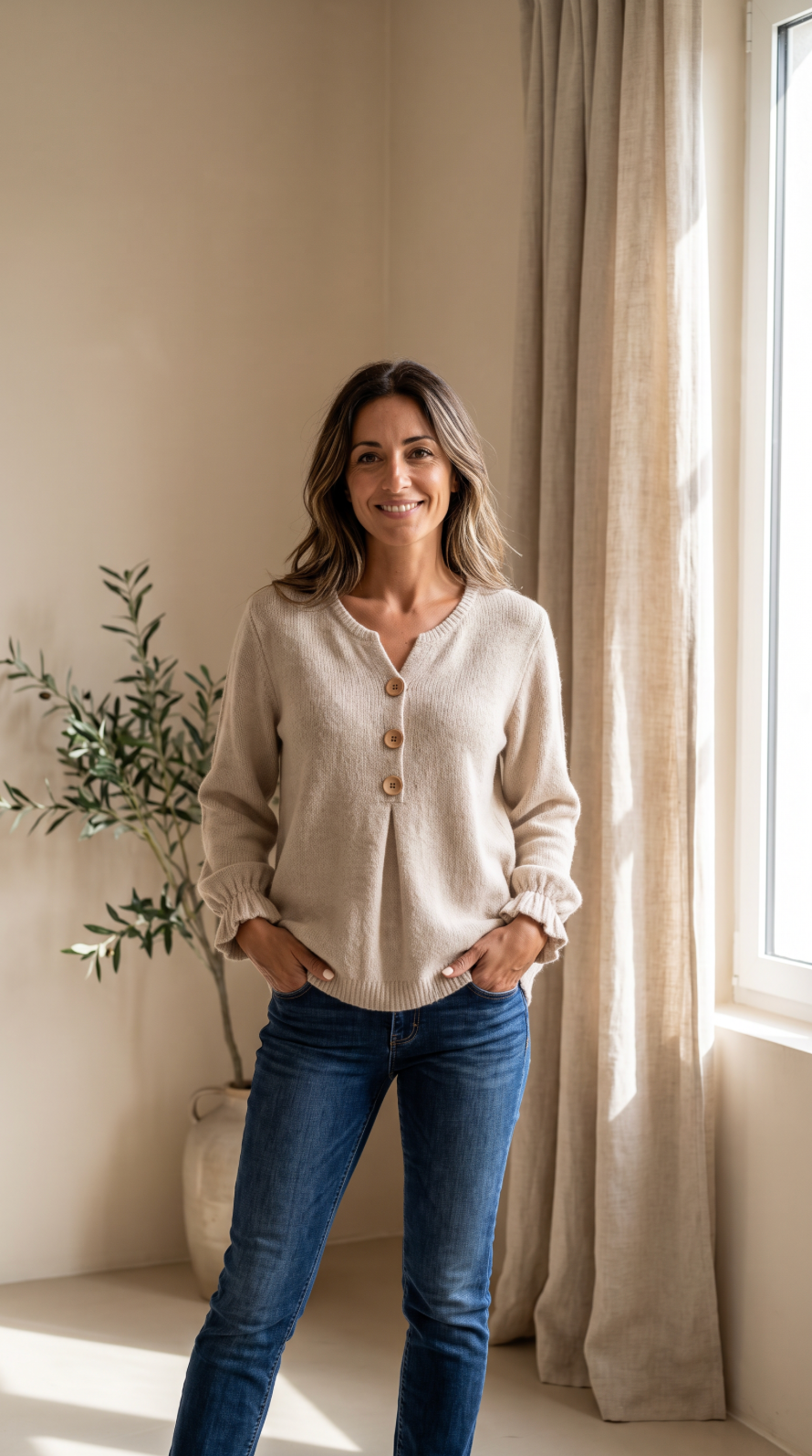 The Soft V-Neck Sweater