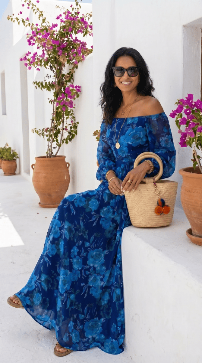 The Santorini Maxi Dress