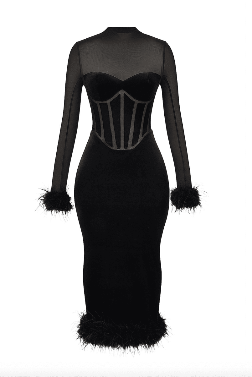 The Plume Midi Dress