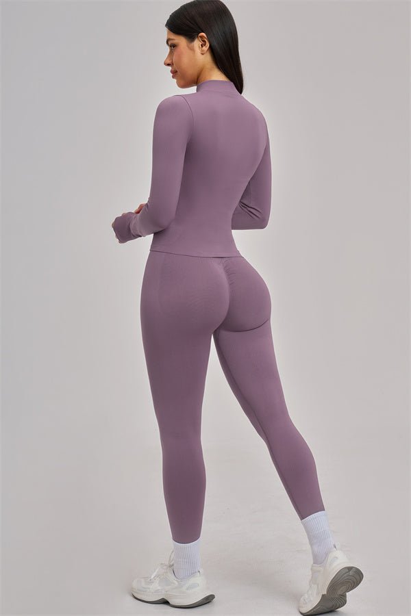 The Soleil Set | Jacket · Sports Bra · Legging