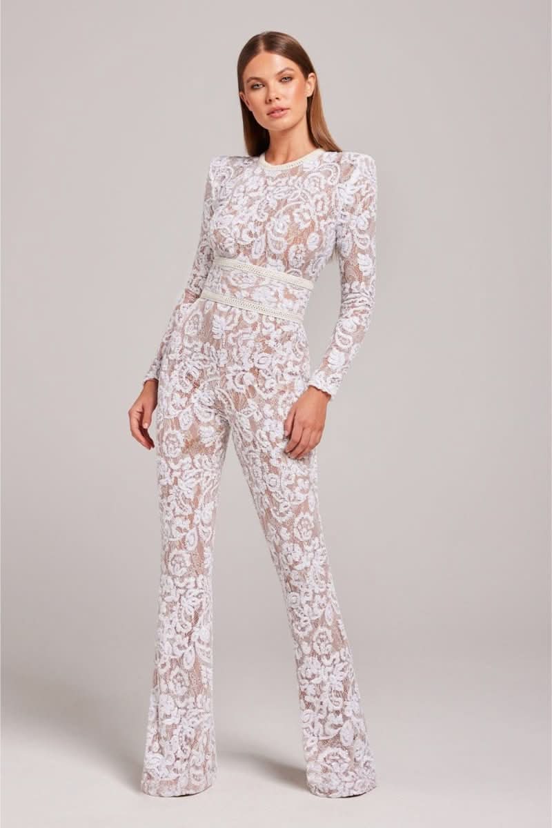 The Minuet Sequin Lace Jumpsuit