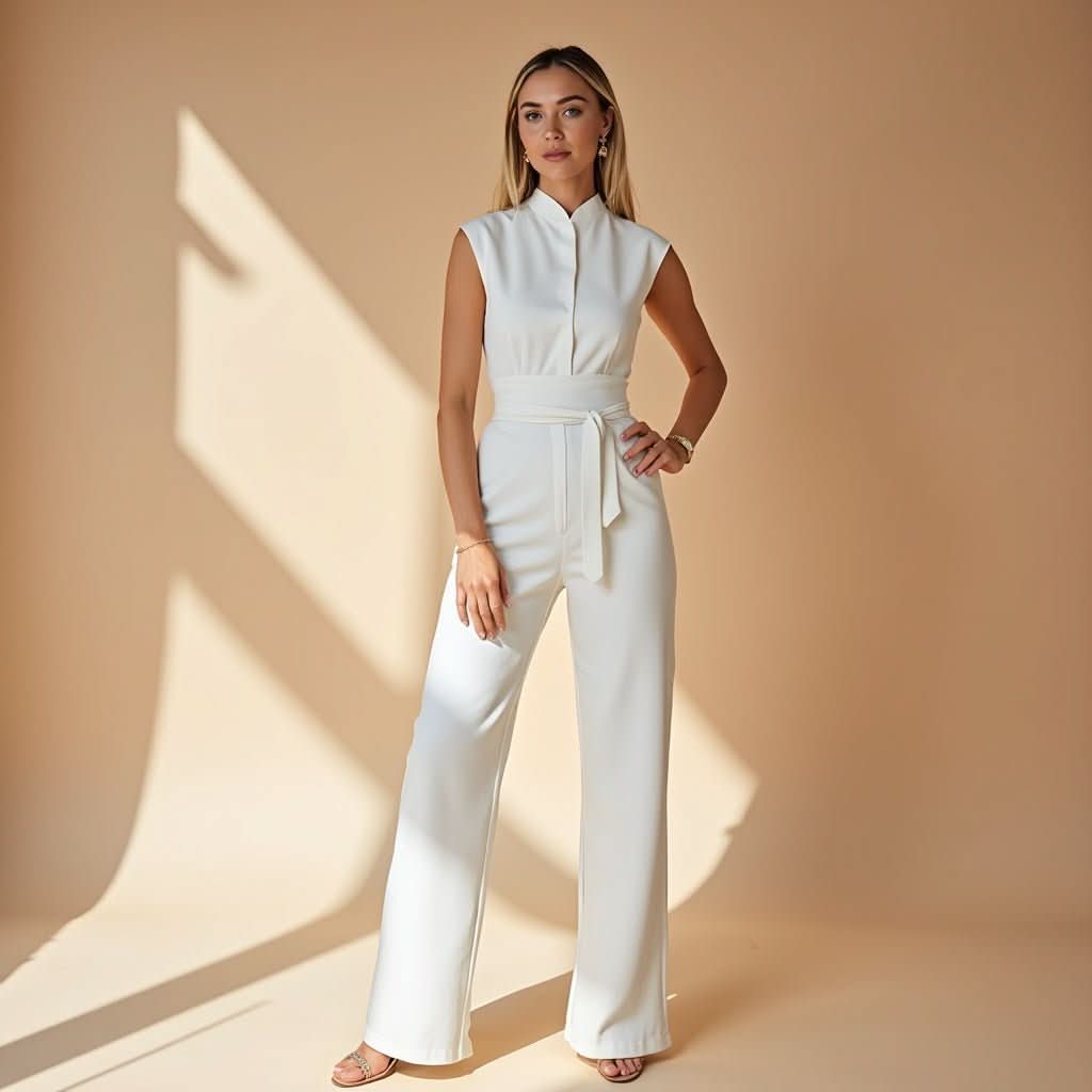 The Sablé Belted Jumpsuit