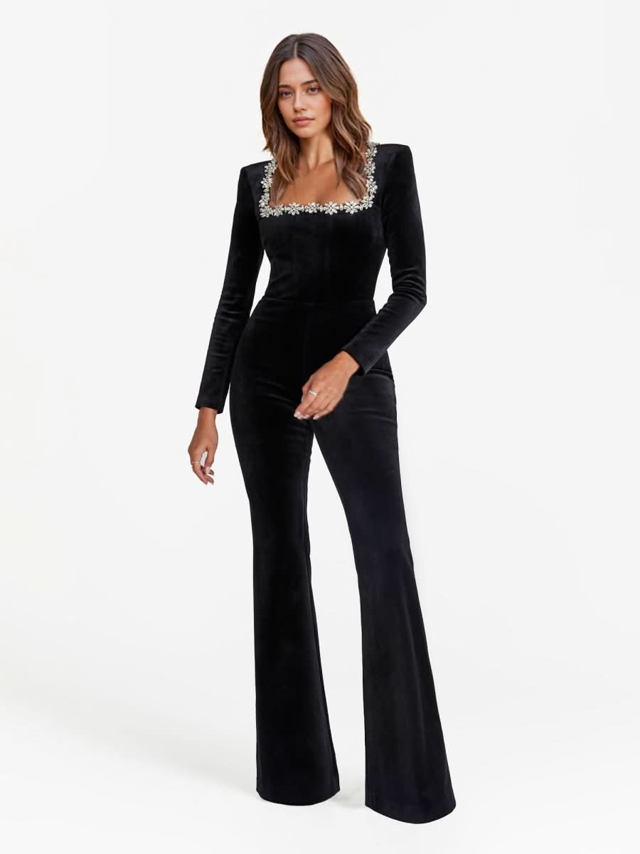 The Noël Velvet Jumpsuit